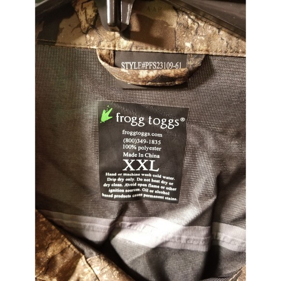 Frogg Toggs Pilot, Real Tree Camo Shirt/Jacket, Water proof, Lifetime Warranty! - Picture 3 of 10